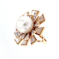 Ringe Utopia Dame FLAMANTE in Rosègold Perla 17.88 Ct PRTP1089B - PRTP1089B